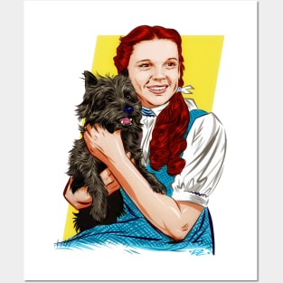 Judy Garland - An illustration by Paul Cemmick Posters and Art